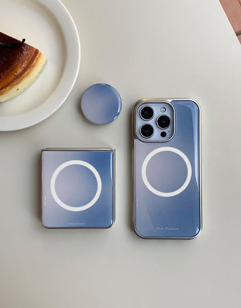  [MADE]ヘイズ シルバーエポキシ MagSafe iPhoneケース