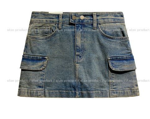 Mare washing cargo miniskirt