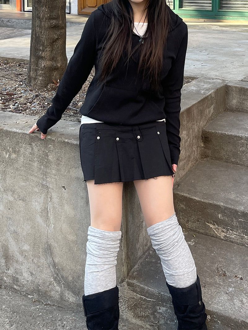 Loose Layered Knee Socks