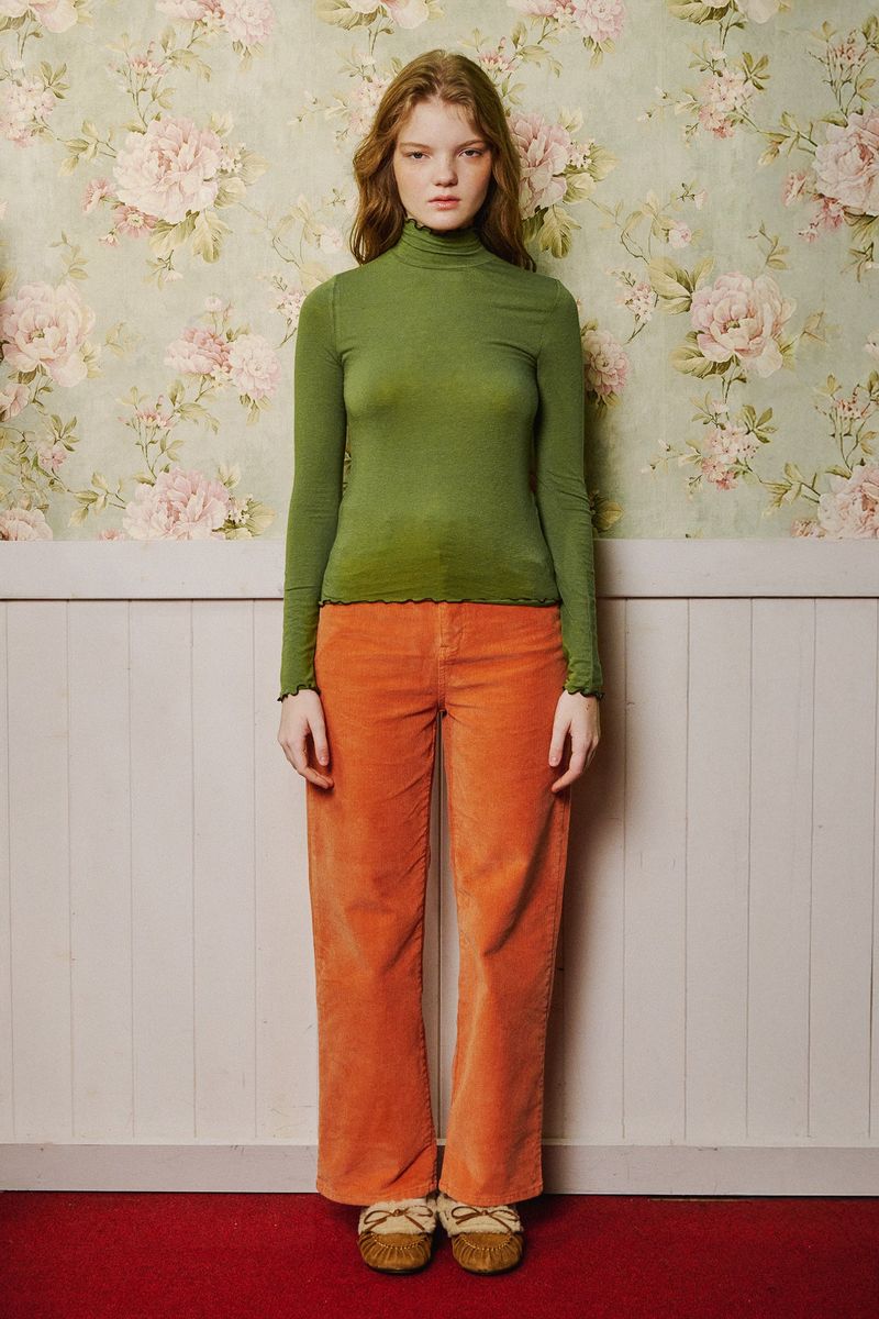 Melody Corduroy Pants [Orange]