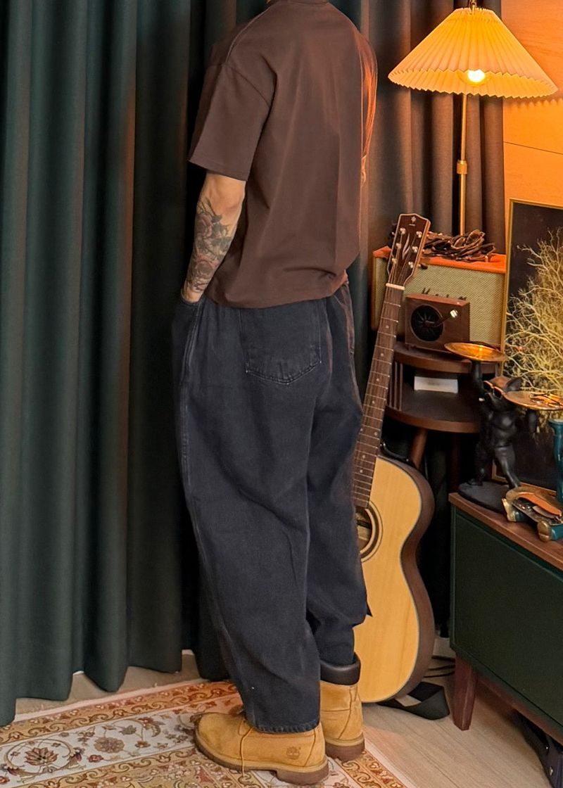 Denim Balloon Baggy Pants 2COLOR