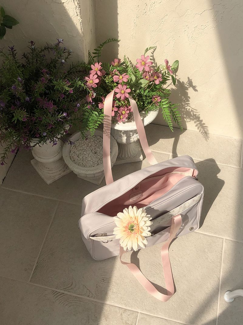 Classic schoolbag_pale grey
