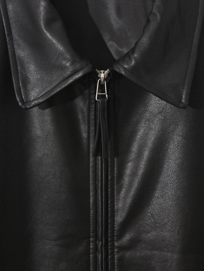 Storm Leather Zip Jacket