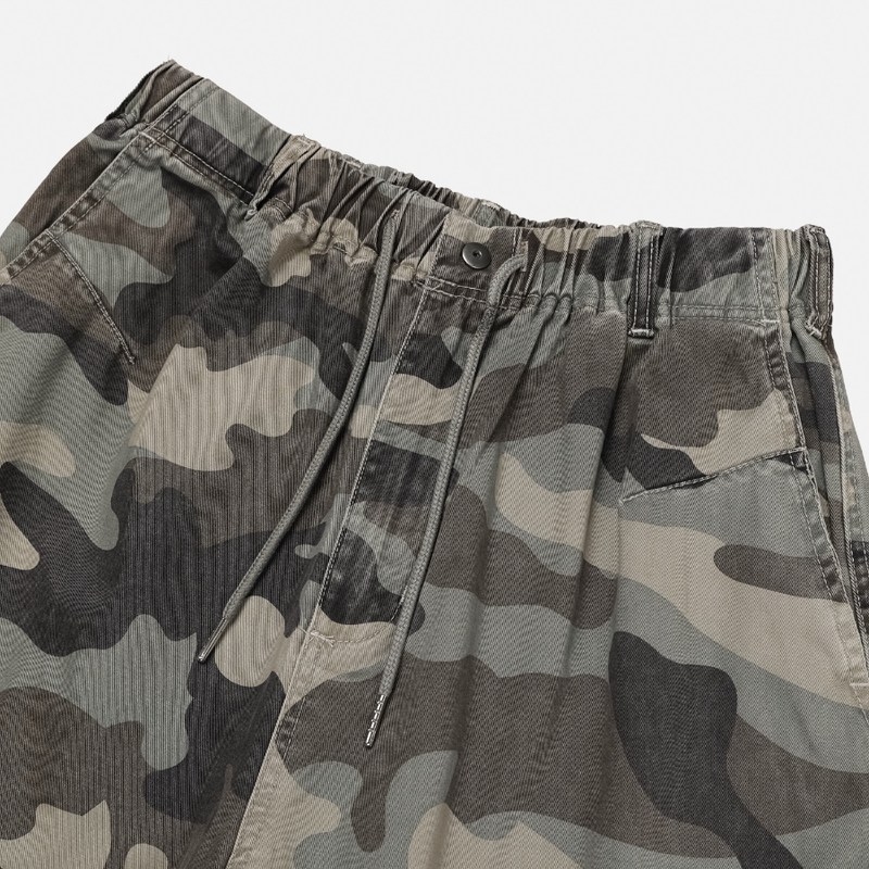 zipper bermuda cargo pants