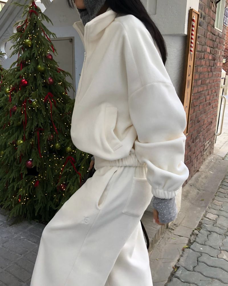 [ORIGINAL] WINDY ZIP-UP FLEECE SET