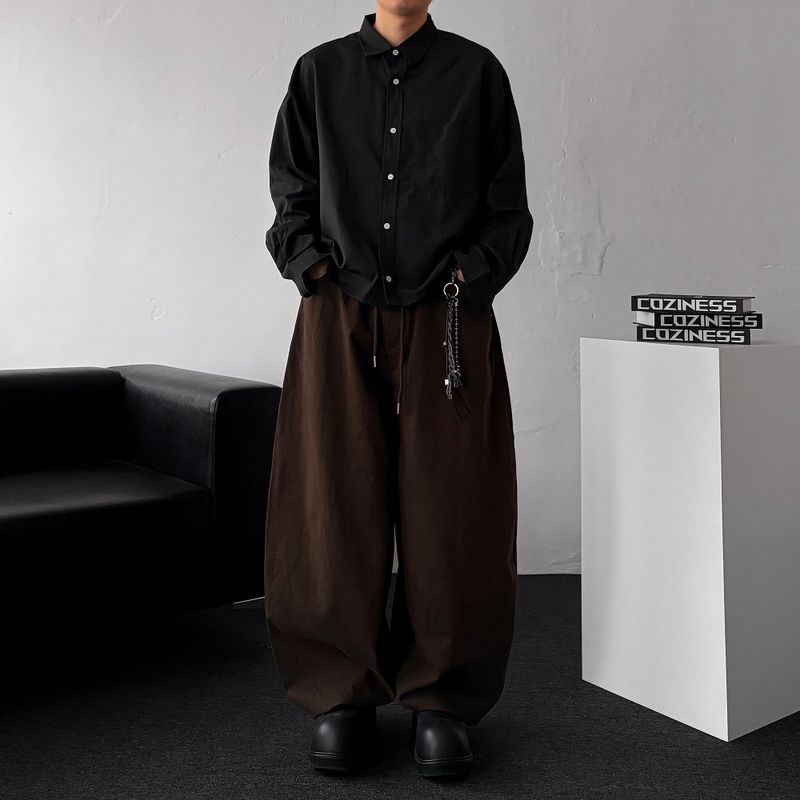 GT Curved Snap Balloon Pants (3 colors)