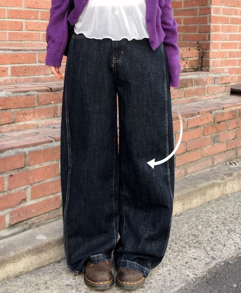 SHOPPERLAND（ショッパーランド）の「[S-2XL] Snap Button Wide Denim Pants (4color / 3type)（Pants）」