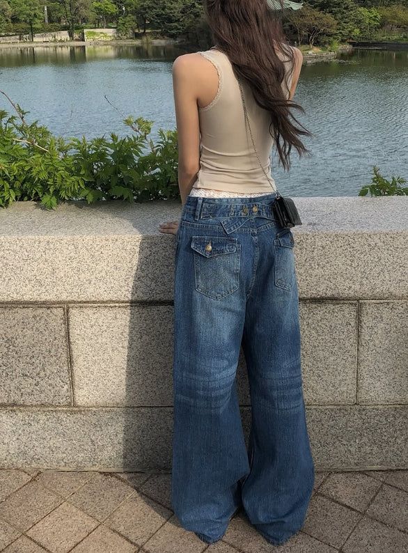 Burne Layered Sagging Lace Inner Shorts