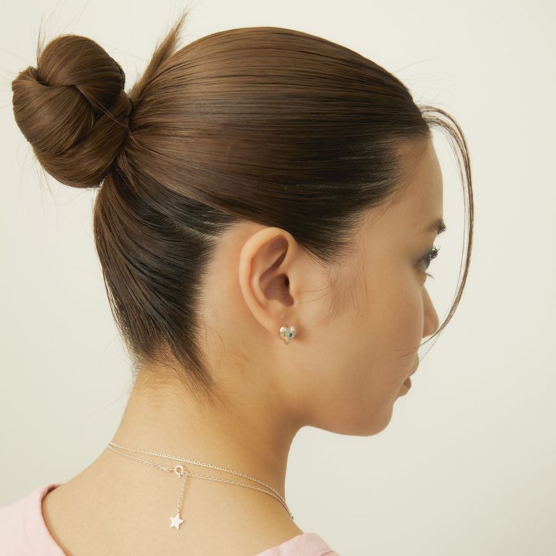 mini heart earring