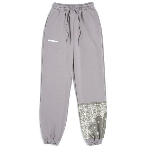 GRAY PAISLEY  PANTS