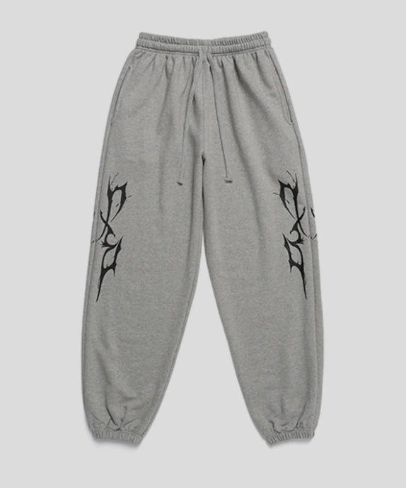 起毛 THUNDER LOGO PANTS