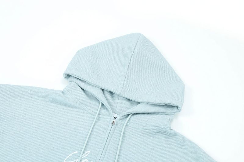 26SS★ Airy Half Hood Zip Up