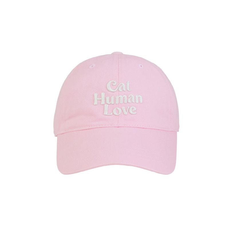CAT HUMAN LOVE BALL CAP_PINK