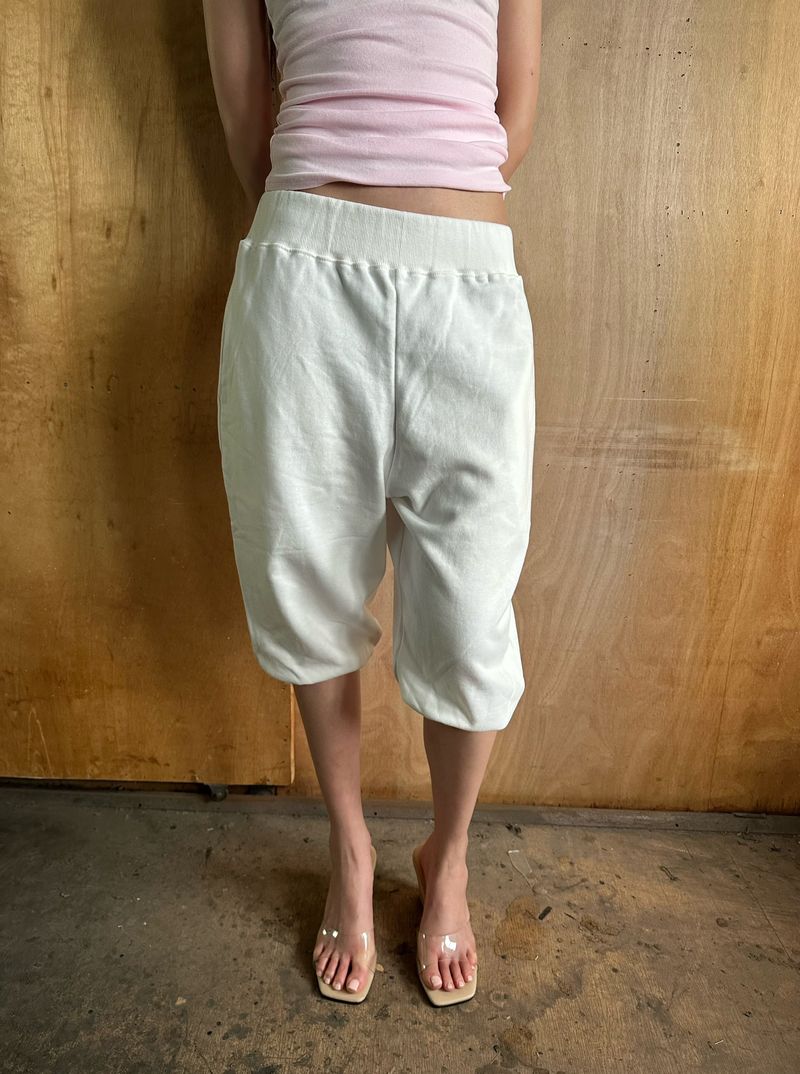 balloon sweat capri pants