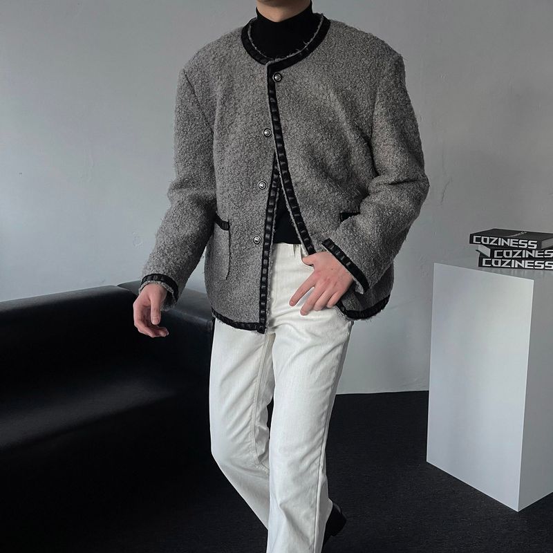 ECT Buccle Tweed Liner Jacket (2 colors)