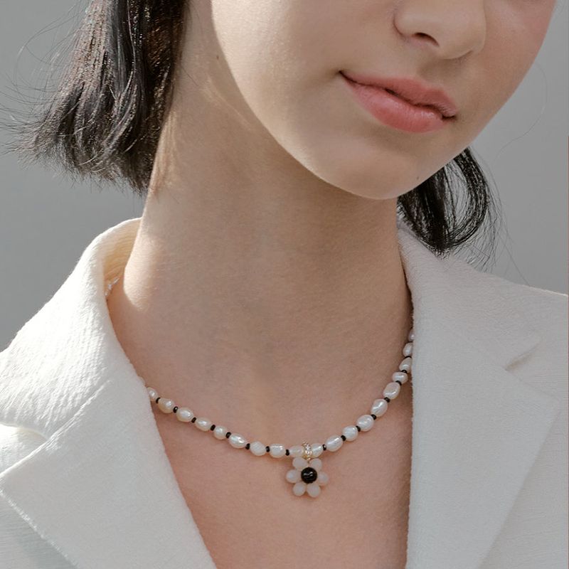 Hei（ヘイ）の「NCT DREAM 着用/コットンフラワーパールネックレス/cotton flower pearl necklace（Accessories）」