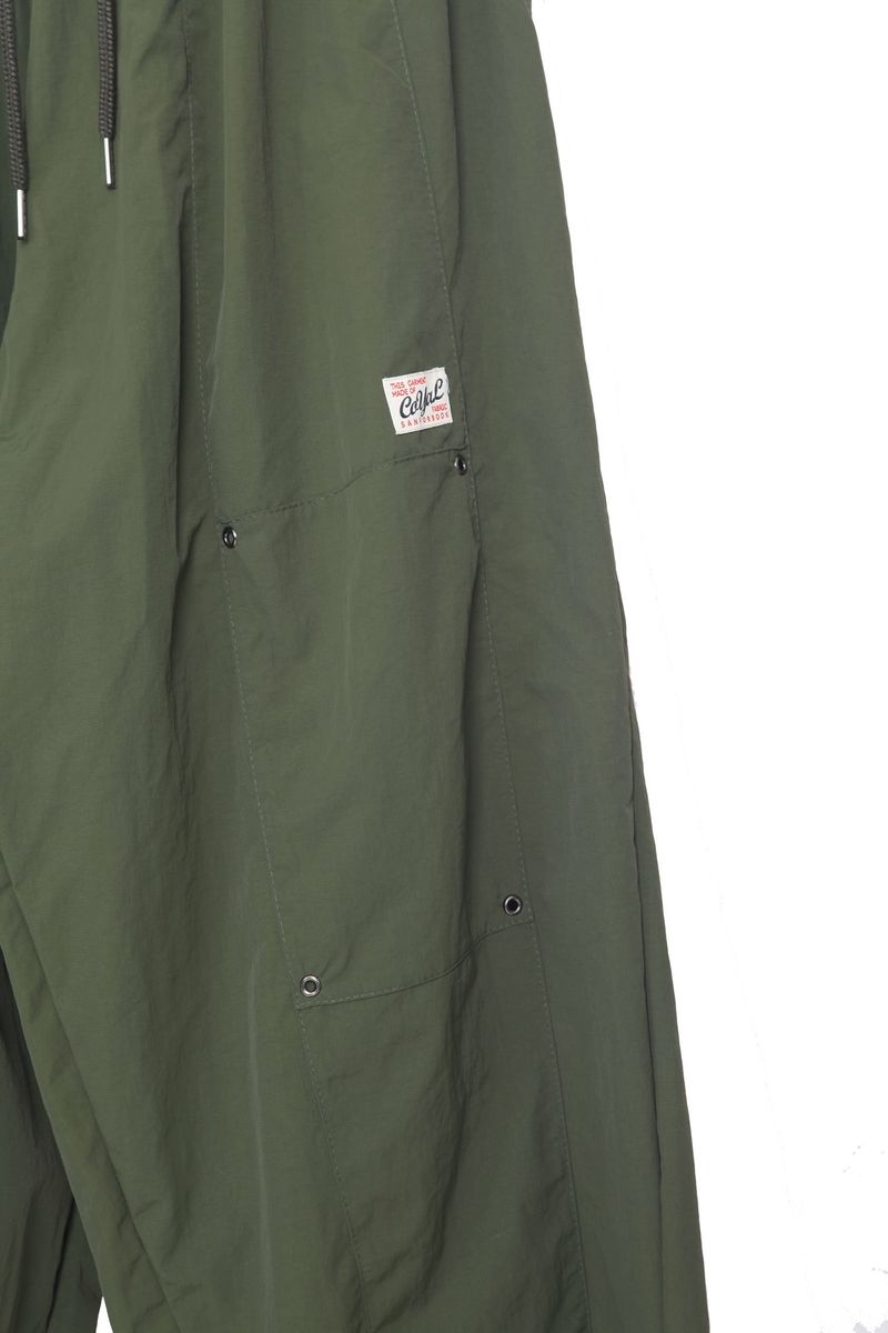 eyelet string nylon pants