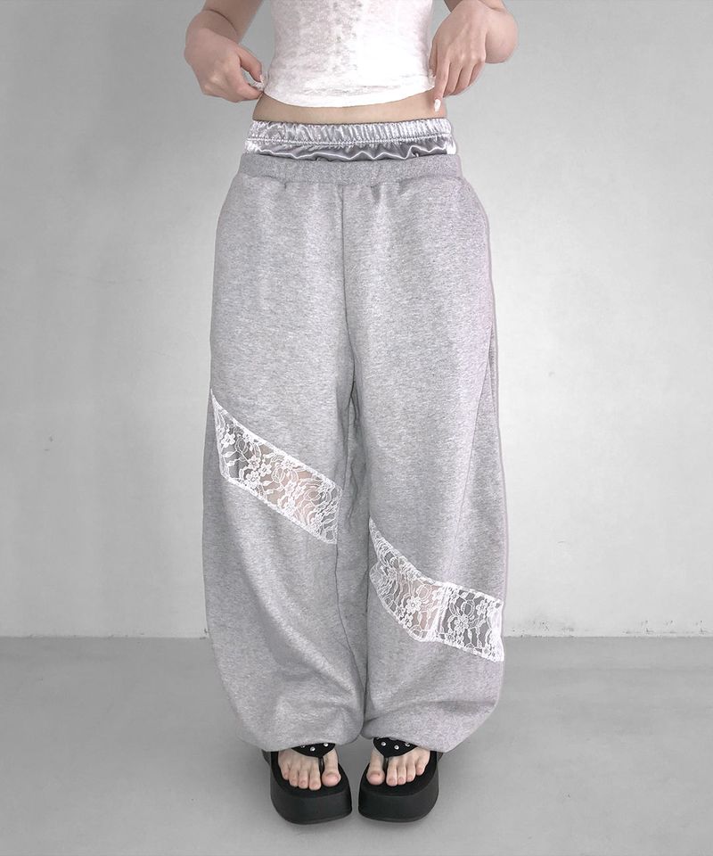 meego（ミーゴ）の「dream lace jogger pt (2colors)（Pants）」
