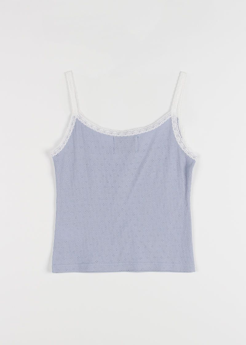 POINTEL LACE SLEEVELESS