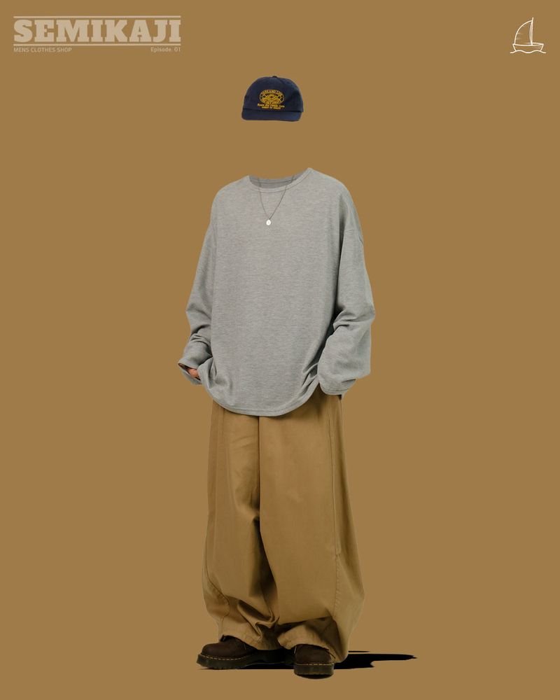 RO Twill Cotton Balloon Pants