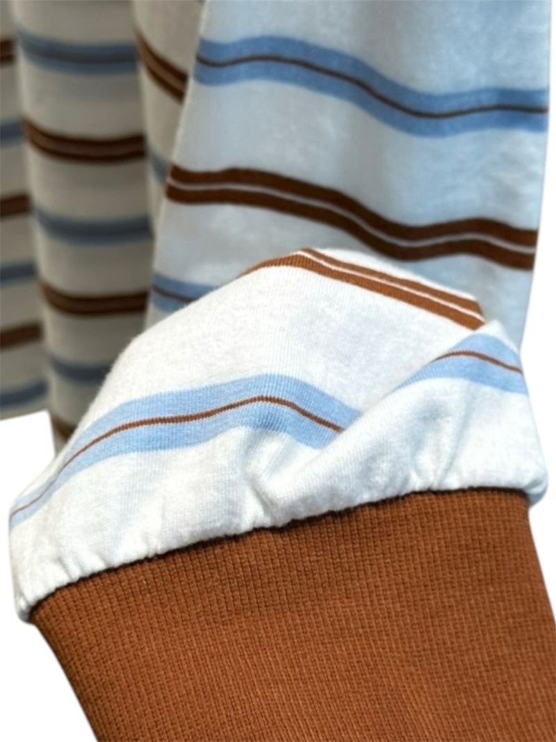 Striped Crown Long Sleeve 3COLOR