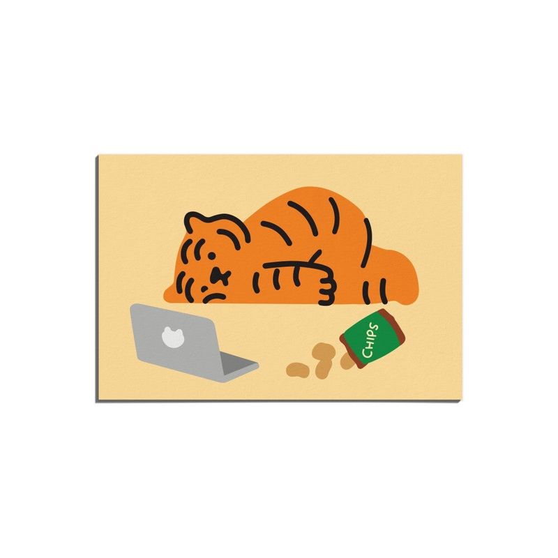 MUZIKTIGER(ムジークタイガー)の「SNACK TIGER POST CARD(Smartphone Accessories)」