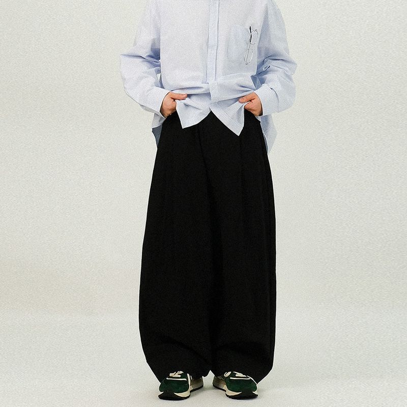 SEMIKAJI（セミカジ）の「 ODディープワンタックワイドバンディングパンツ（パンツ）」
