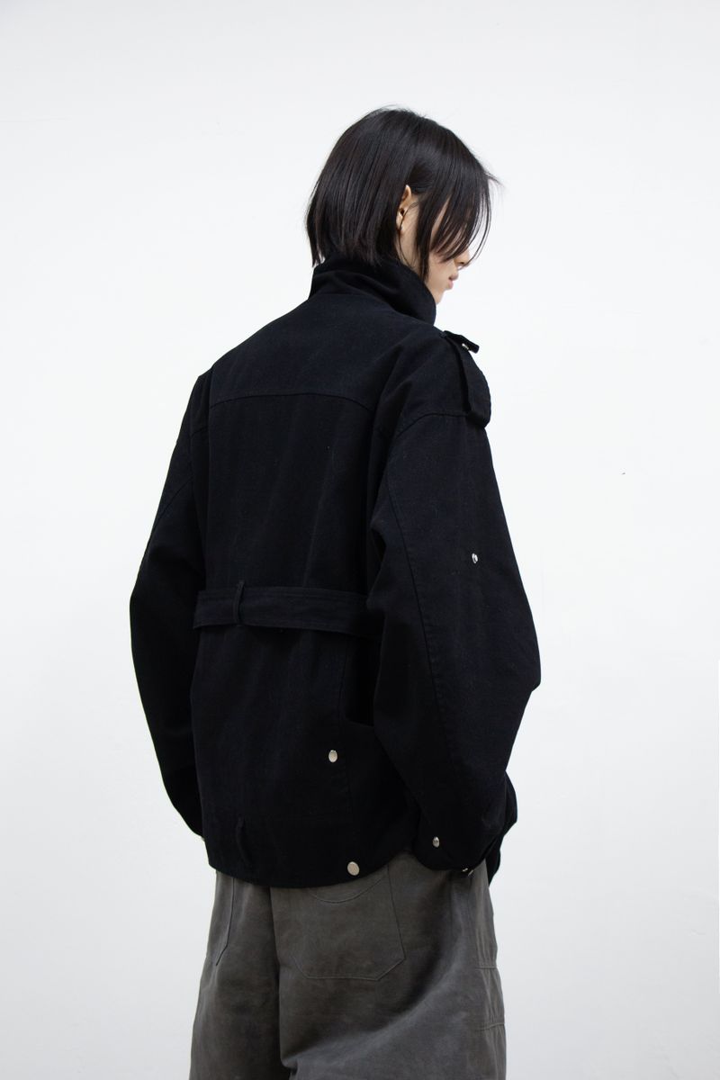 RELABEL (Dream Tailor) Adjustable Length Multi-Style Washed Distressed M65 Jacket