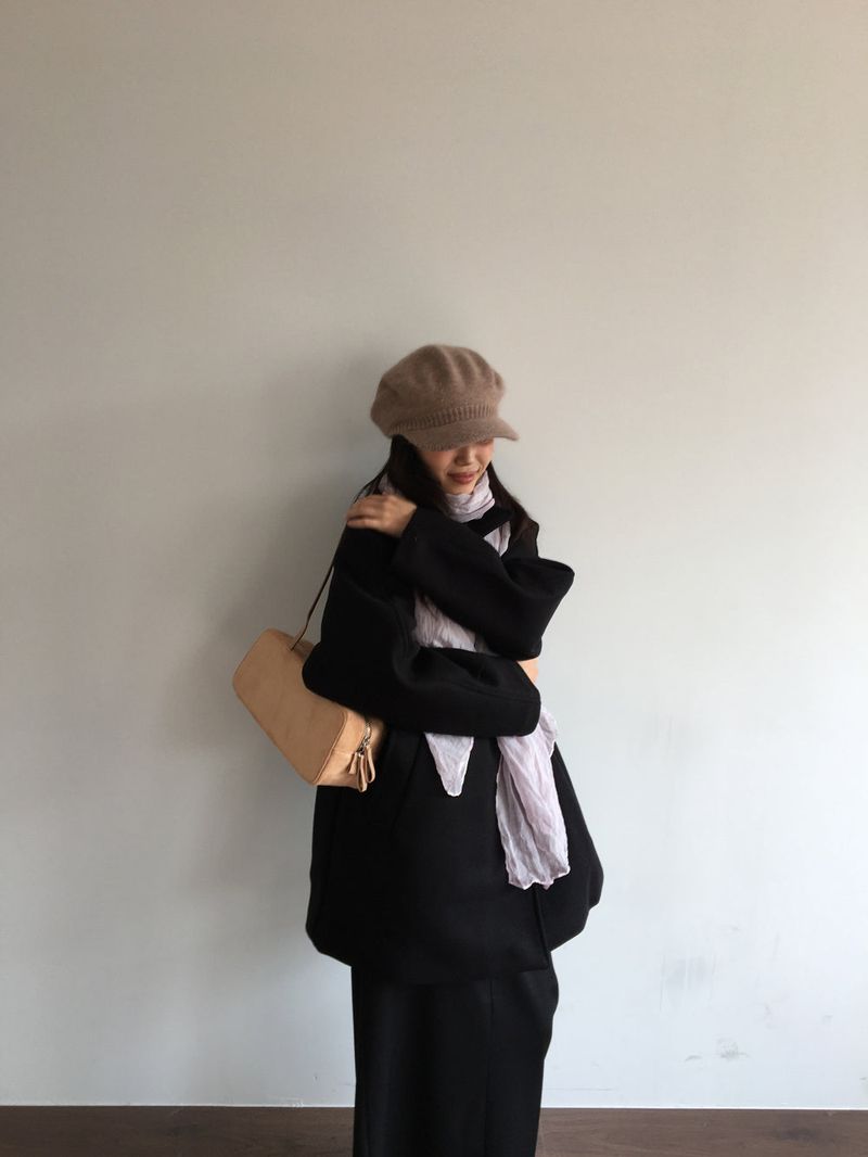 Angora Knit Beret (3color)