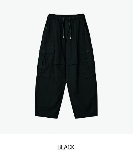 Russet Parachute Button Cargo Pants