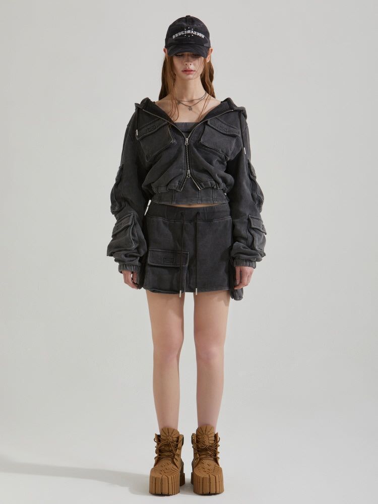 GATELESS（ゲートレス）の「BUNDLE SKIRT（Skirts）」