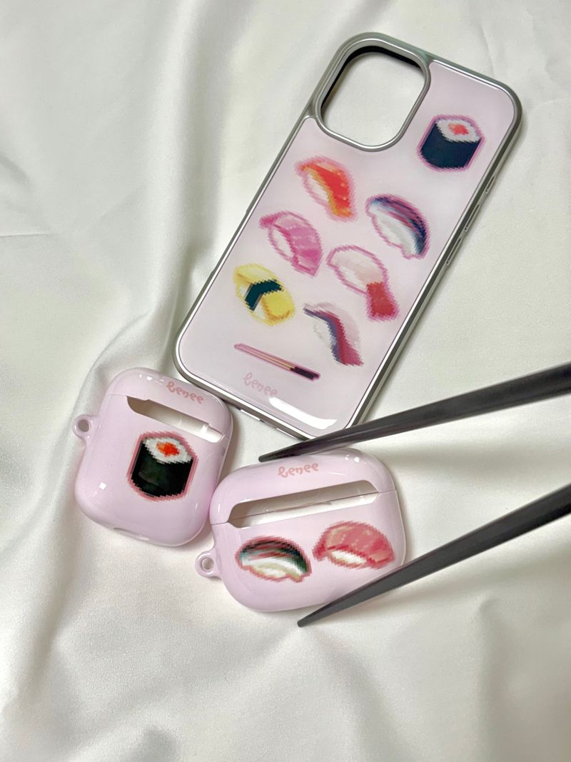 Pixel Sushi Epoxy Bumper Case