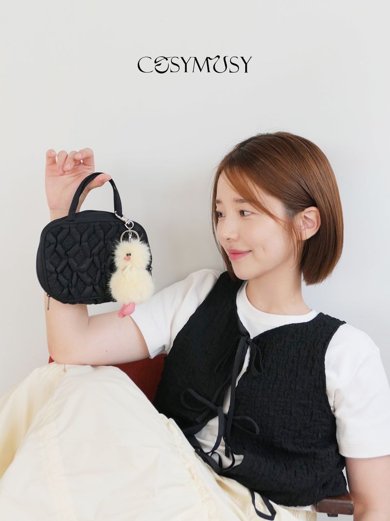 Cosymosy Mini Bird Keyring - Marshmallow