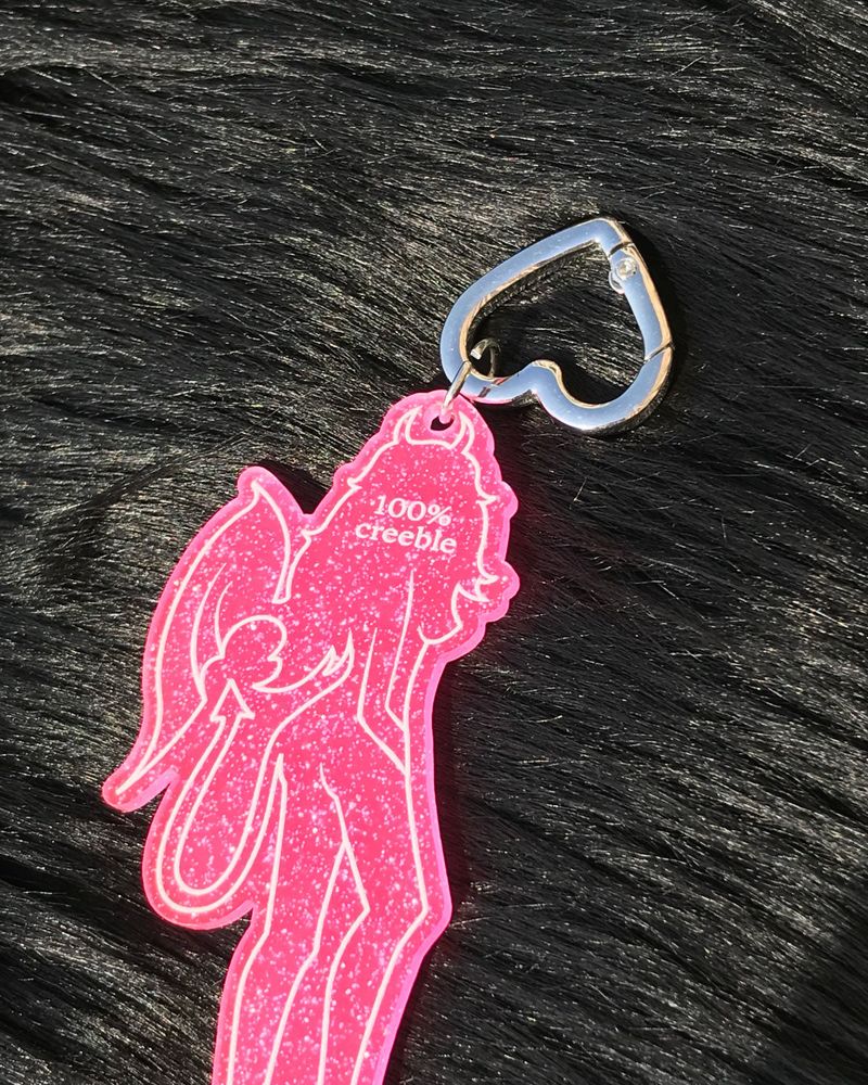 100% creeble keyring