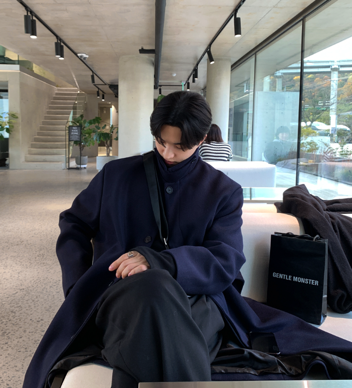 First Balmacan Overfit Robe Long Coat