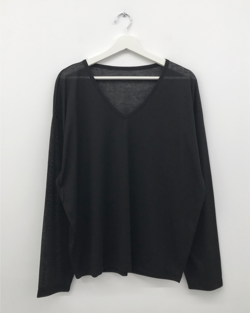 Cinnamon Summer V-neck Knit (6color)