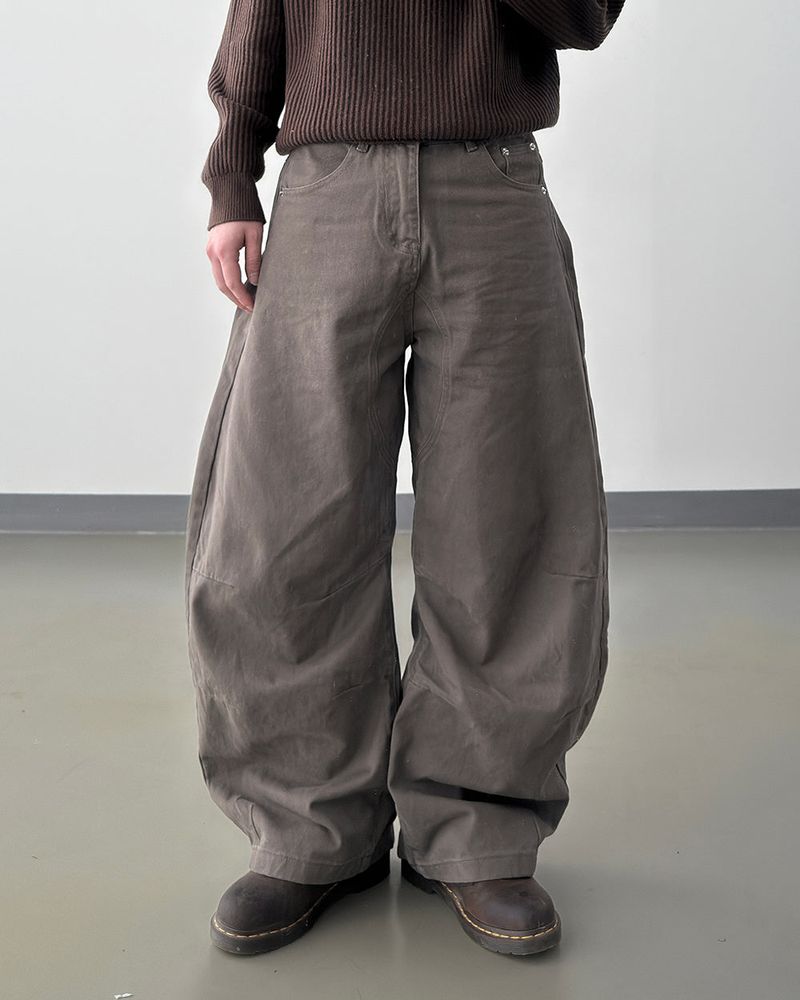 OVRUNE Panel Curved Cotton Pants