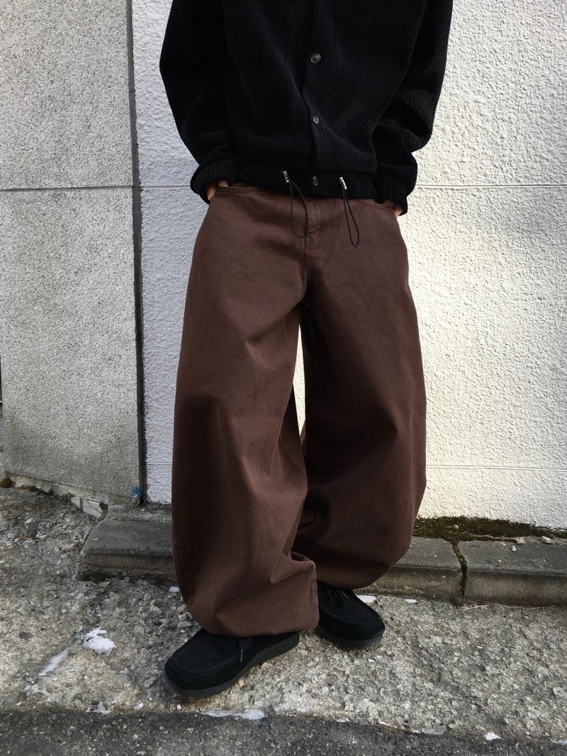 DISCERNMENT（ディサーンメント）の「ヴィブリックブラウンバルーンワイドパンツ（パンツ）」