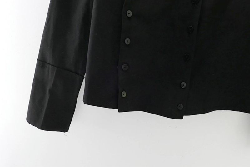 double button blouse JK