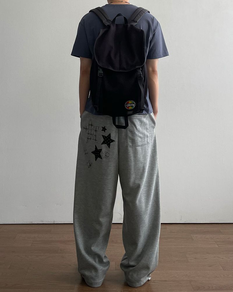 Number Patch Sweatpants
