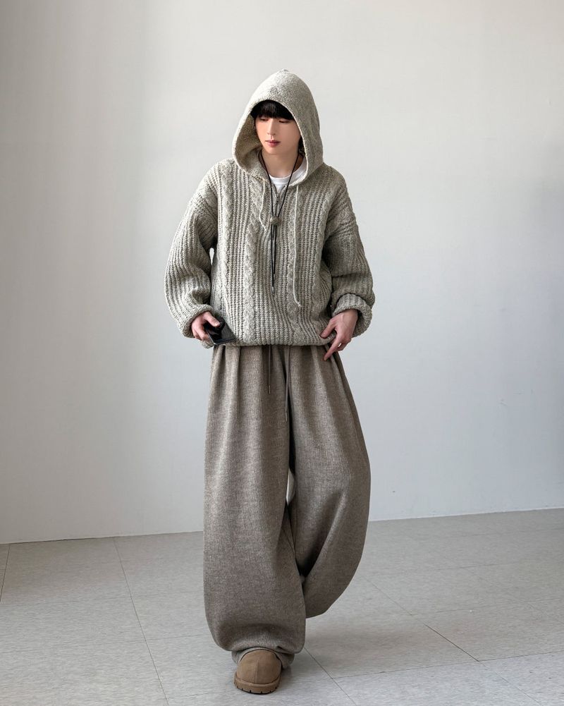 Pania Zip-Up Hood Knit