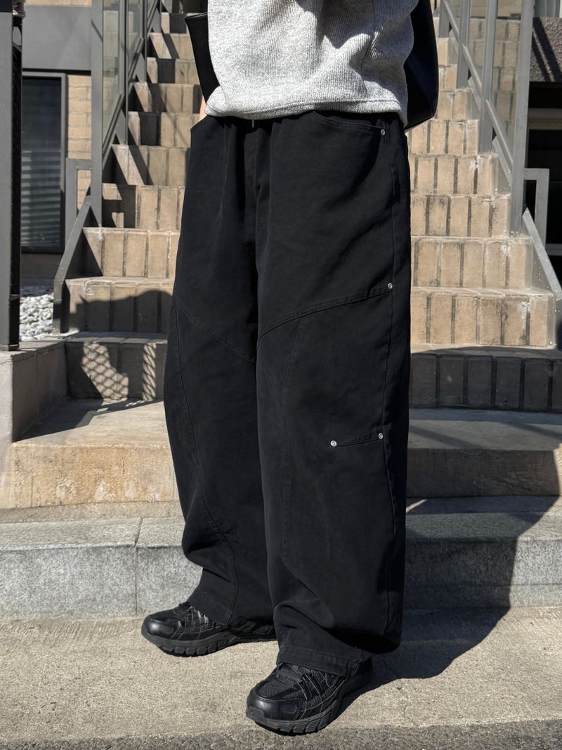 Caccion rivet balloon pants