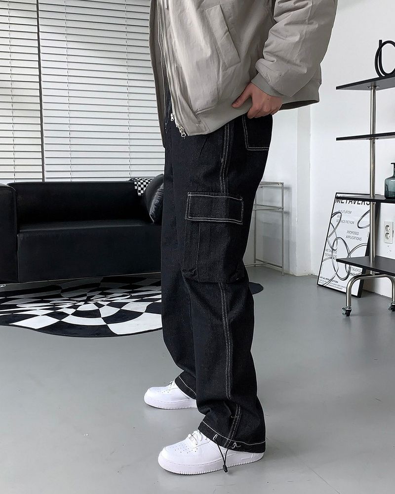 RU Planned Cargo String Wide Pants