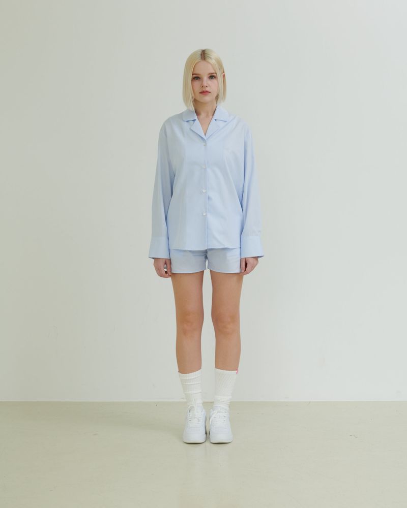 Ontheshell Logo Shirt - Sky Blue