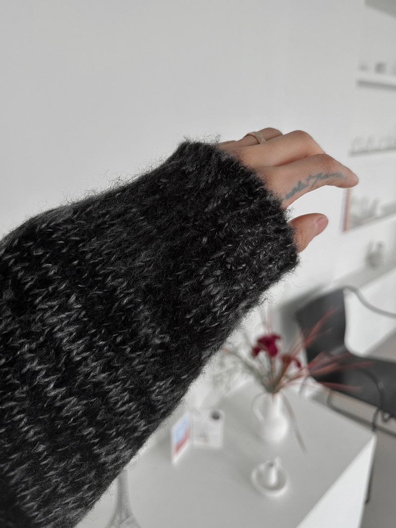 Acon Mohair Brush Cardigan (3color)