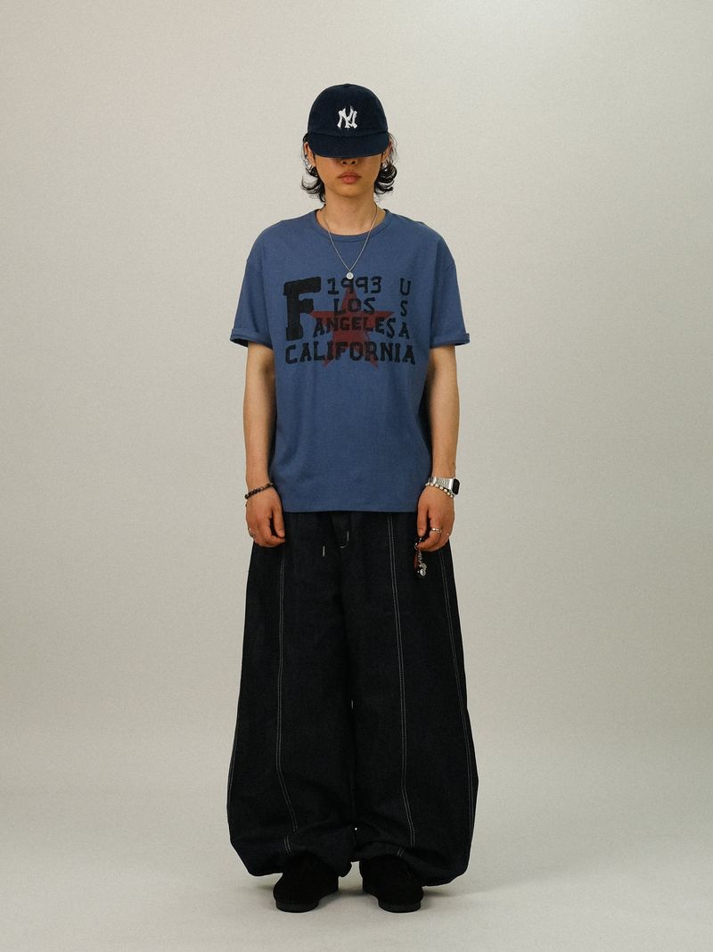 GN STAR Printing Back Bijo Denim Pants