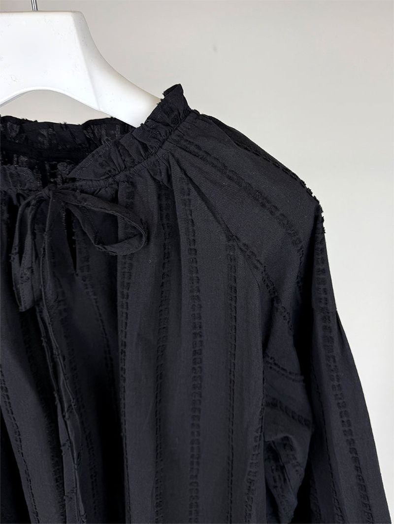 BENNY FRILL PUFF BLOUSE (2C)