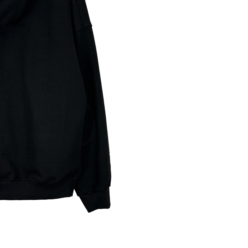 elbow patch hoodie