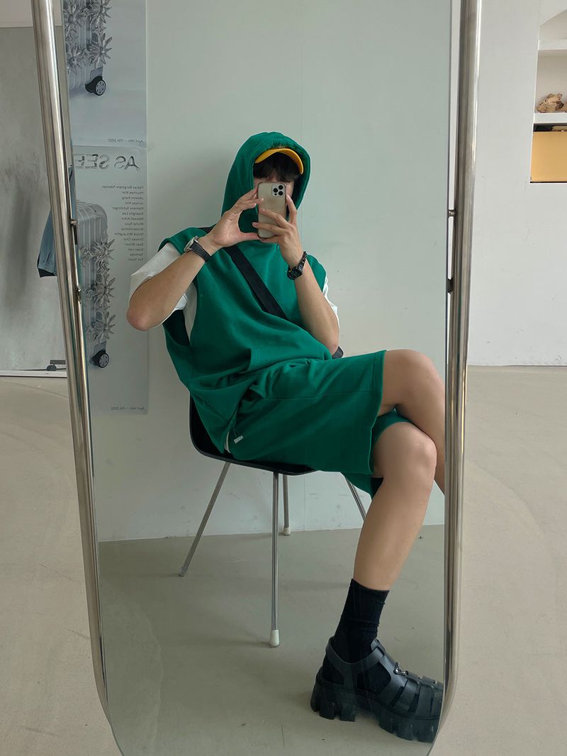ASCLO Bless Hood Sleeveless (4color)