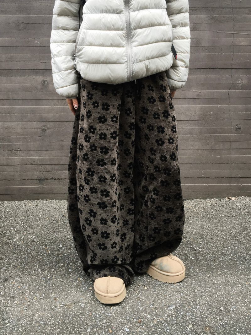 Bloom Velvet Wide Pants (2c)